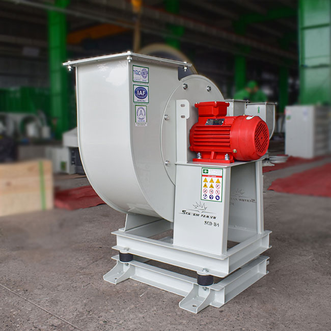 TEQNIVENT Industrial Centrifugal Extractor Fan - 400V 3 Phase, Fume/Dust Exhaust Blower