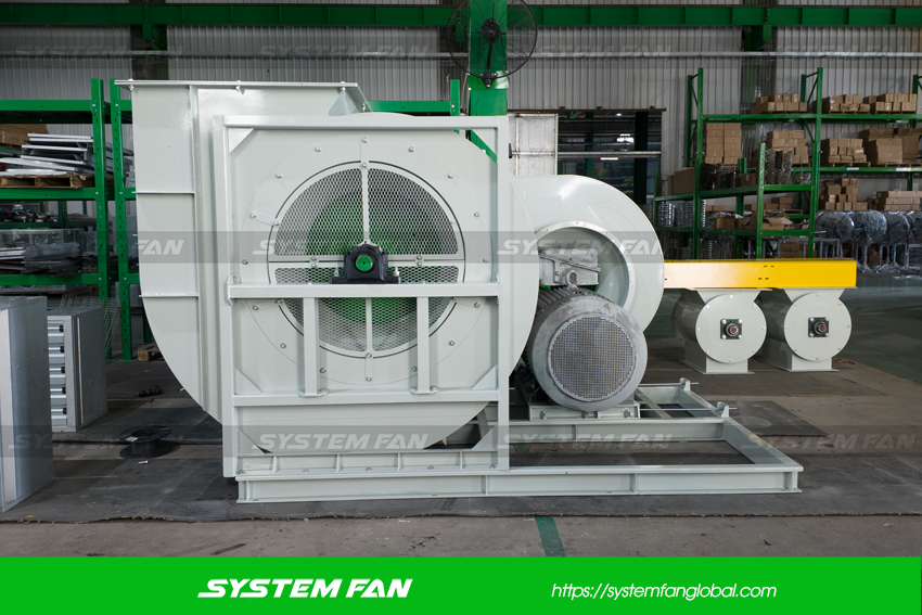 2-cage centrifugal fan