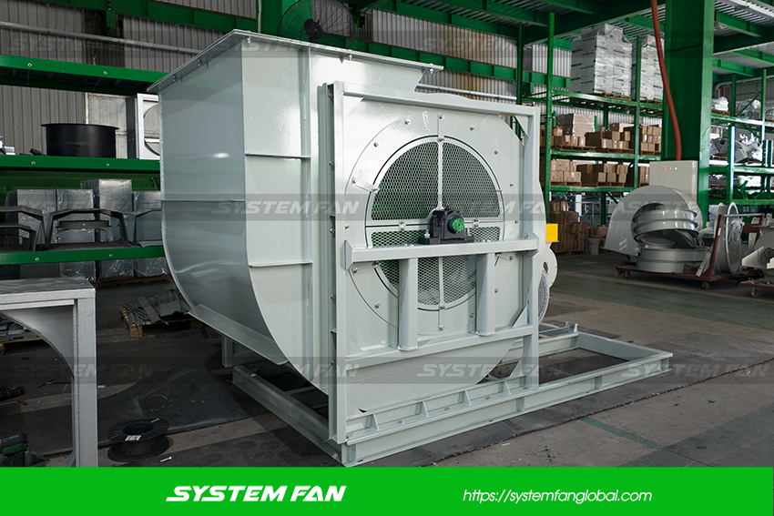 2-cage centrifugal fan