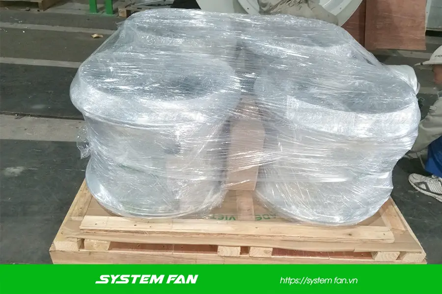 SAD-C5 Axial Fans Carefully Packed for Export to Singapore