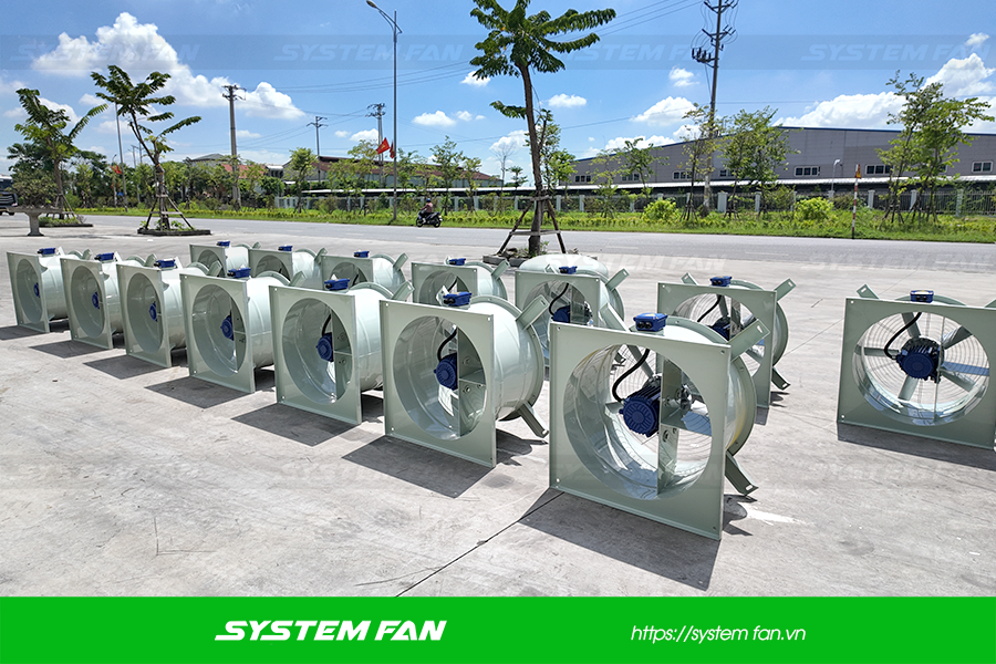 Shipment of 20 SAD-M6 roof exhaust fans to UAE