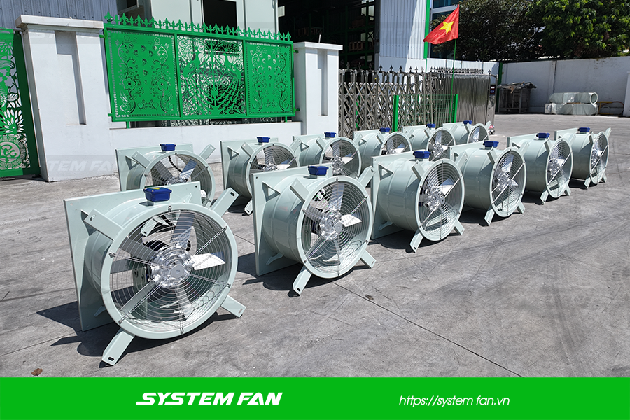 Shipment of 20 SAD-M6 roof exhaust fans to UAE